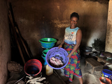 Bénéficiaire commerçante au Libéria- Elili - Entrepreneurs du Monde