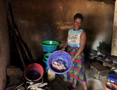 Bénéficiaire commerçante au Libéria- Elili - Entrepreneurs du Monde