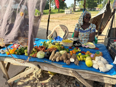 Commerçante au Sénégal bénéficiaire de Fansoto - Entrepreneurs du Monde