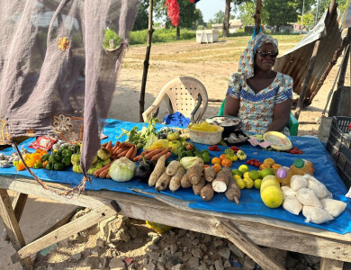 Commerçante au Sénégal bénéficiaire de Fansoto - Entrepreneurs du Monde