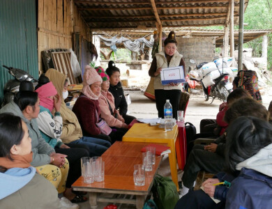 Formation auprès des bénéficiaires de Anh Chi Em - Entrepreneurs du Monde