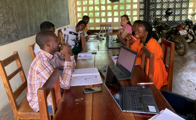 Formation théorique avec les bénéficiaires d'Ekofoda