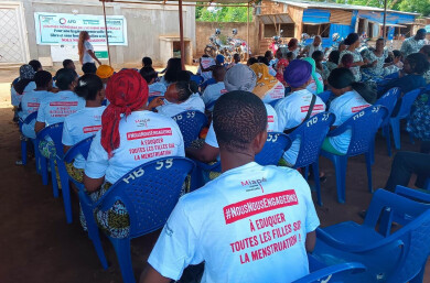 Animation à l'occasion de la journée mondiale de la dignité menstruelle au Togo