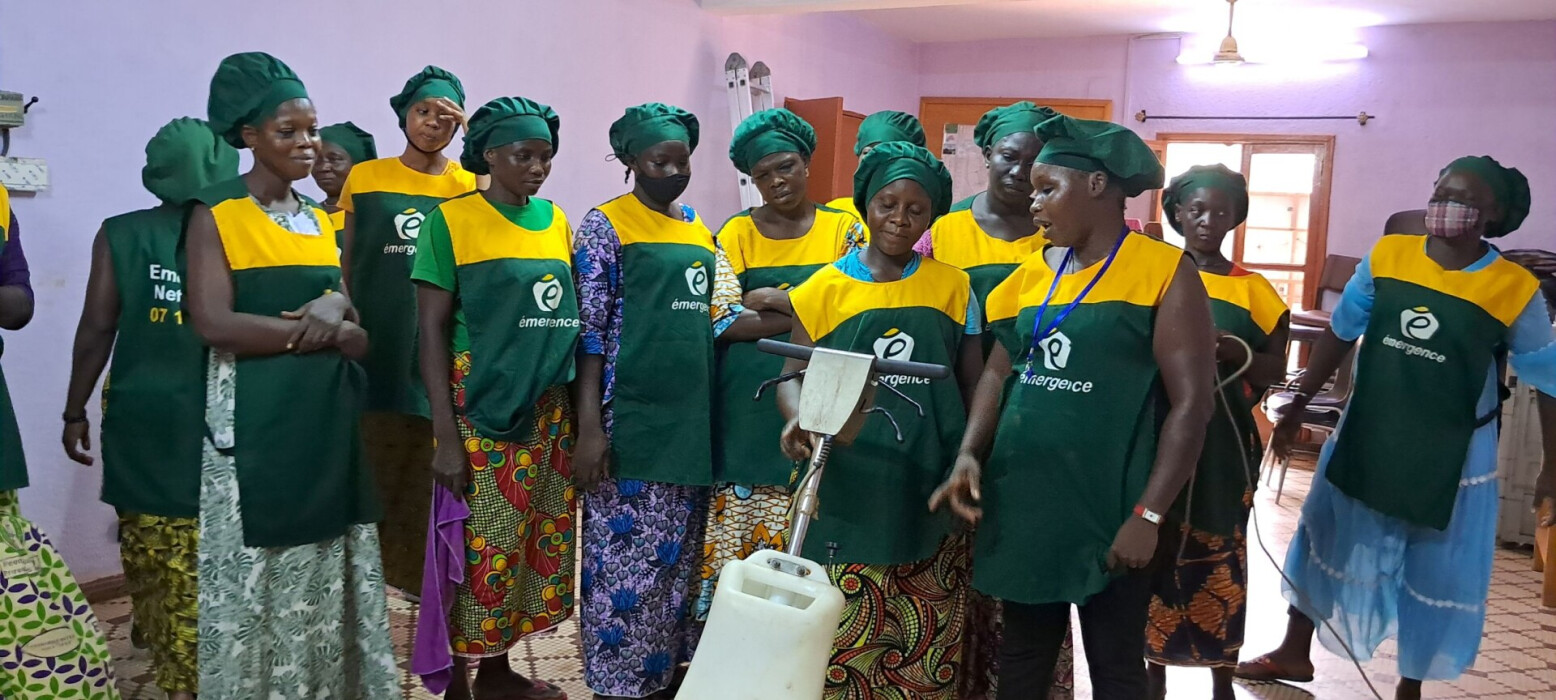 Femmes accompagnées par Emergence Net au Burkina Faso