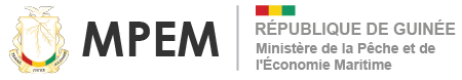 Logo du Ministère de la Pêche et de l'économie Maritime en Guinée , partenaire d'Entrepreneurs du M