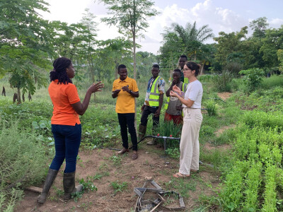 Visite sur le terrain d'entreprises sociales incubées au Togo