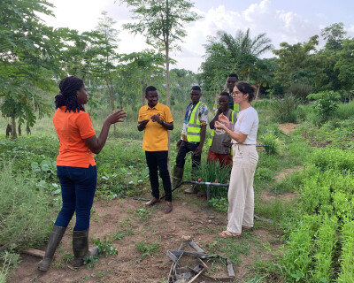 Visite sur le terrain d'entreprises sociales incubées au Togo