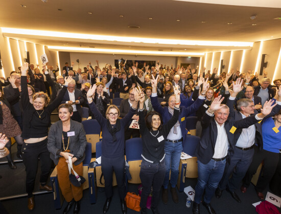 Participants au Pitch&Give d'Entrepreneurs du Monde