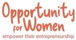 Logo Opportunity for Women, partenaire d'Entrepreneurs du Monde