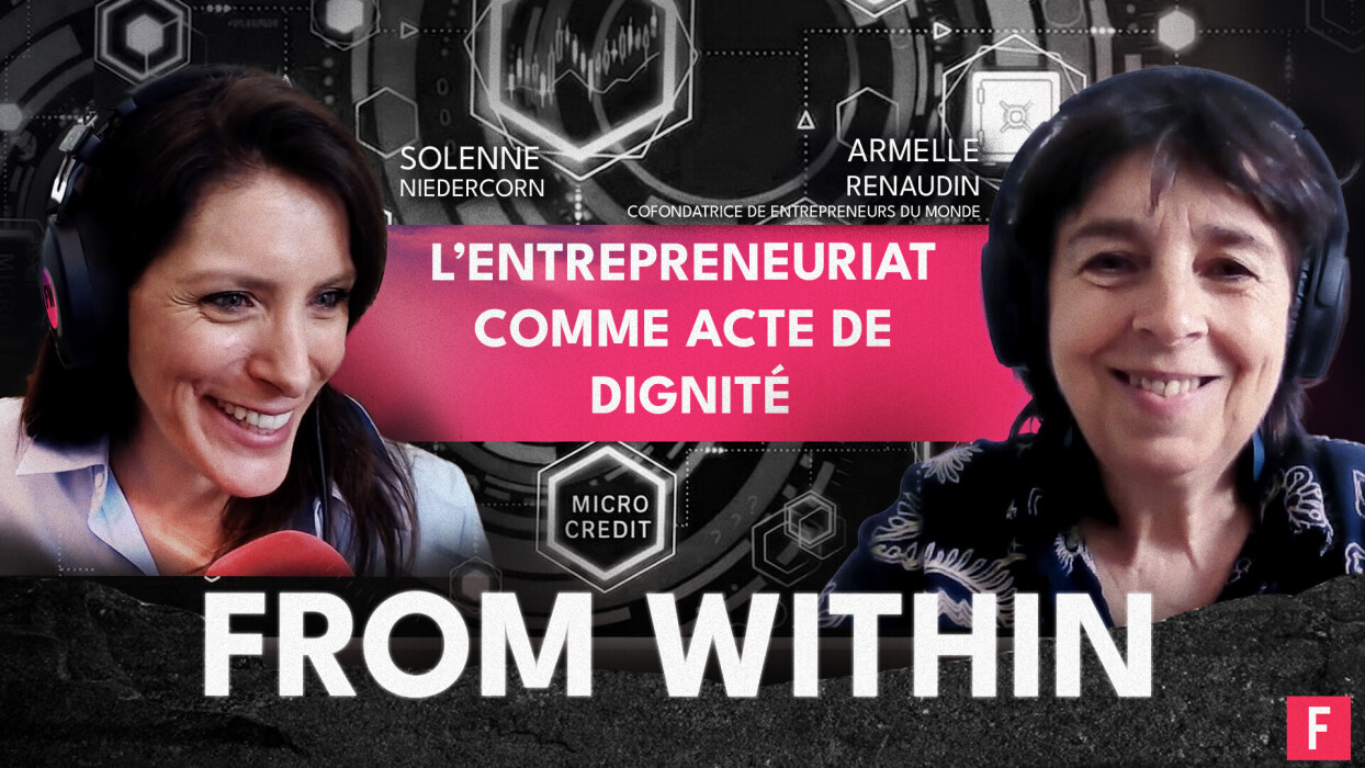 Visuel du podcast Finscale - From Within, avec Solenne Niedercorn et Armelle Renaudin
