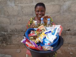 Une bénéficiaire d'un programme Entrepreneurs du Monde à Lomé.