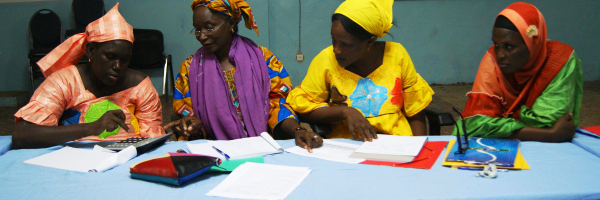 Des bénéficiaires d'un programme de microfinance sociale d'Entrepreneurs du Monde au Sénégal