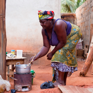 Une bénéficiaire à Lomé