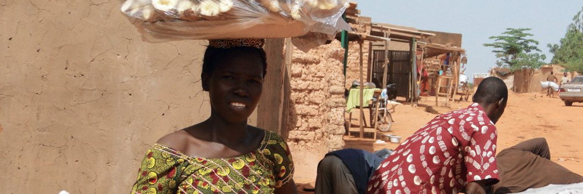 Une bénéficiaire au Burkina Faso