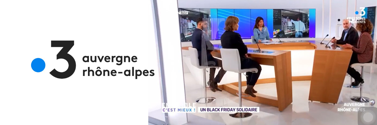 France 3 ARA- Solidaire Friday par Entrepreneurs du Monde
