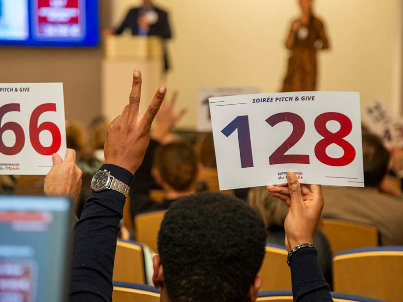 Entrepreneurs du Monde - Pitch&Give 2023